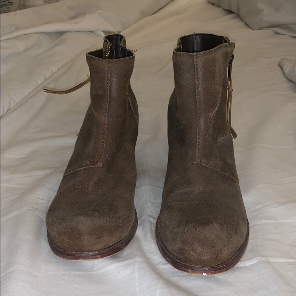 Sole Society Ines Booties - Taupe Size 11